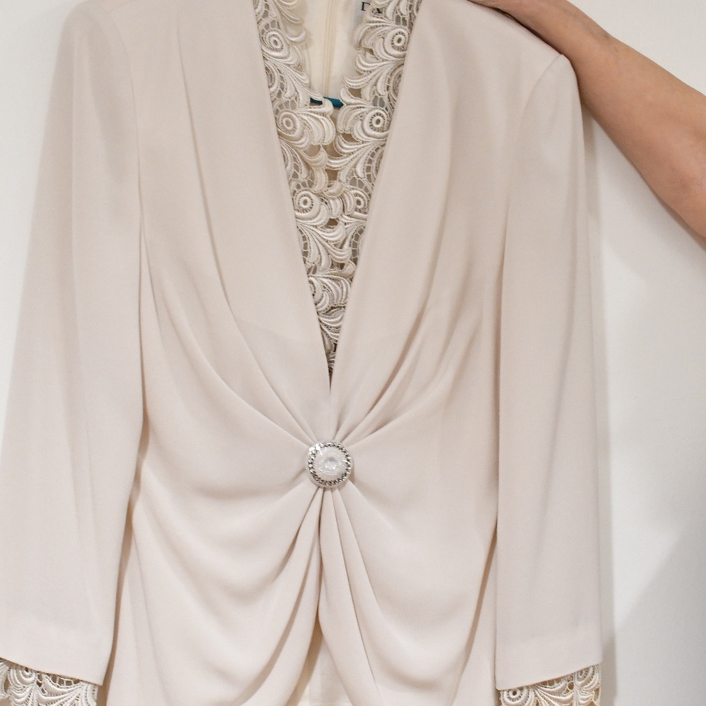 Daymor Couture White Suit